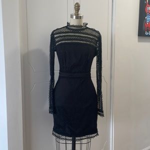 Bebe Lace Black Dress